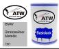 Preview: BMW, Stratossilber Metallic, 161: 500ml Lackdose, von ATW Autoteile West.